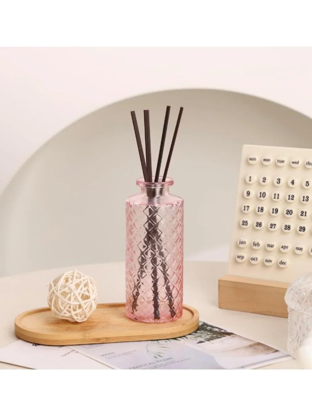 36pcs Pink Glass Bud Vases Set - Small Flower Centerpieces for Home Decor